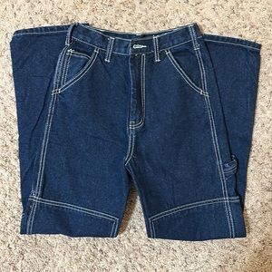 Brandy Melville Dark Wash Carpenter/ Cargo Pant